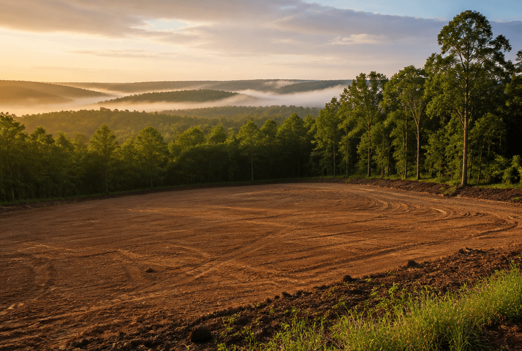 Cleared North Alabama property prepared for its next planned use